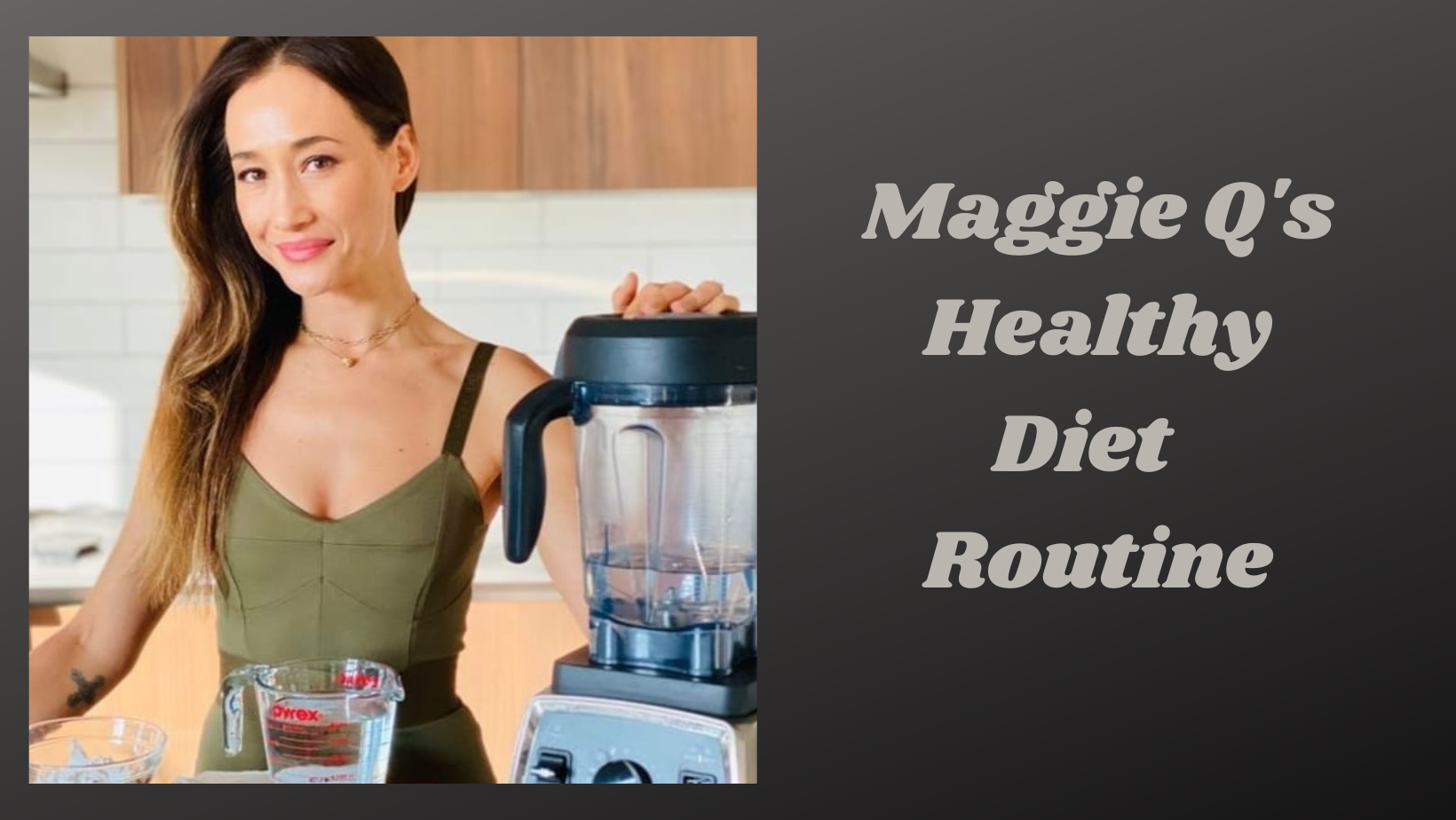 Maggie's Diet Routine 