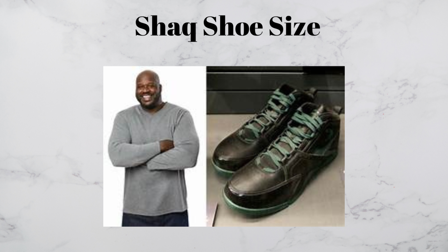 shaq shoe size